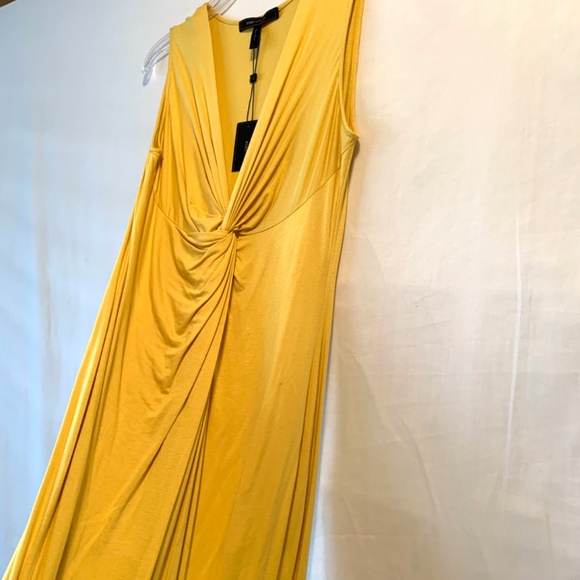 BCBGMaxAzria V-Neck Ruched Sleeveless Dress Size Small - Picture 6 of 8